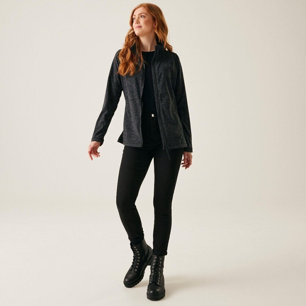 Regatta Womens Full Zip Fleece (Dark Grey Marl)